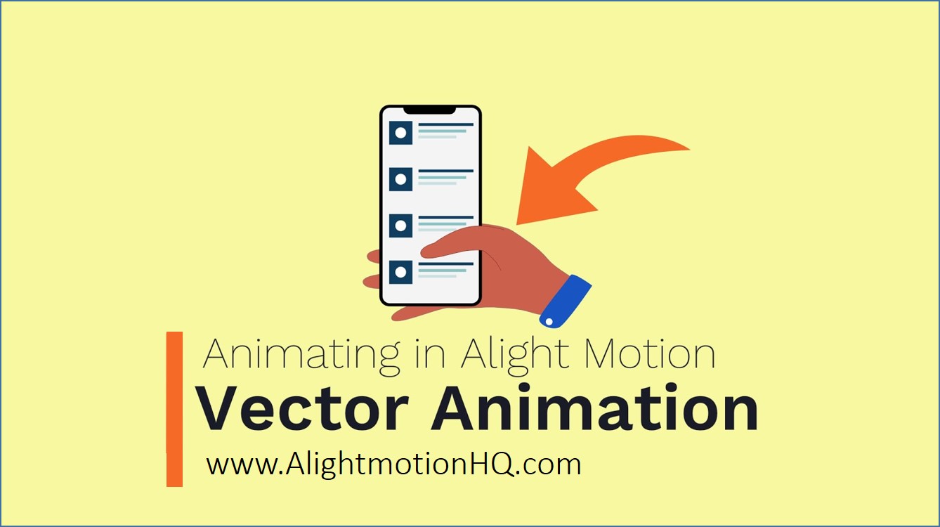 alight motion vector animation