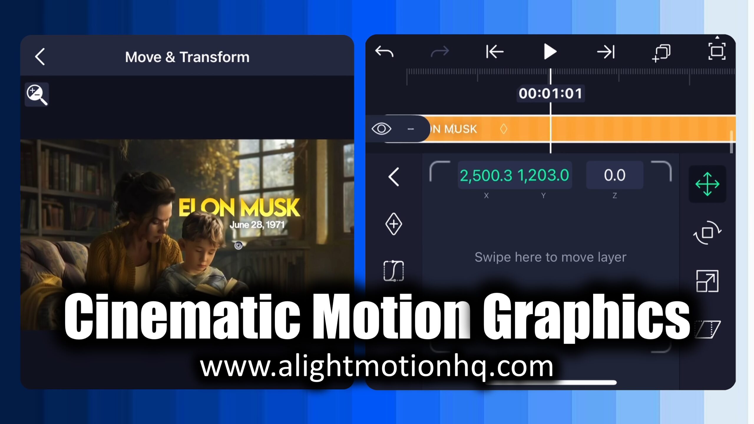 alight motion Cinematic Motion Graphics